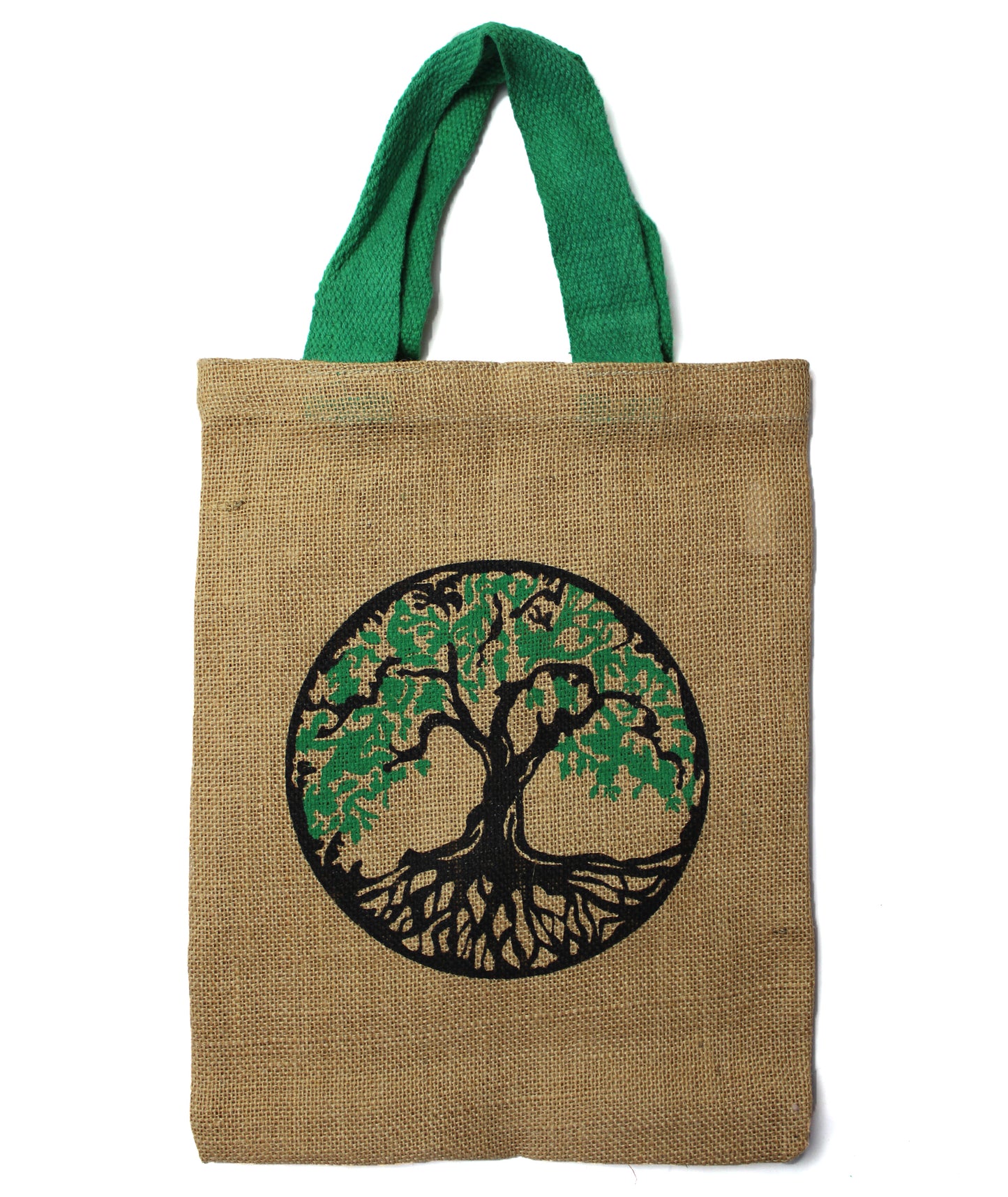 Jute-pose med tryk, Lille 35x26 cm
