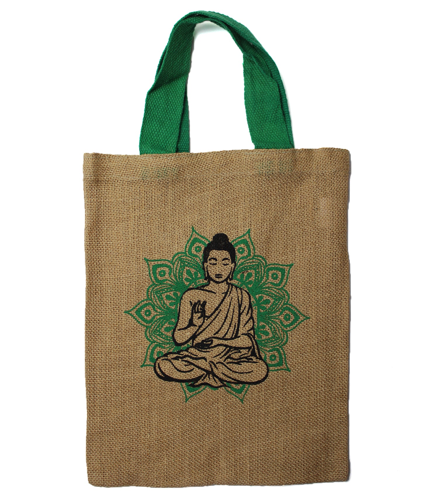 Jute-pose med tryk, Lille 35x26 cm