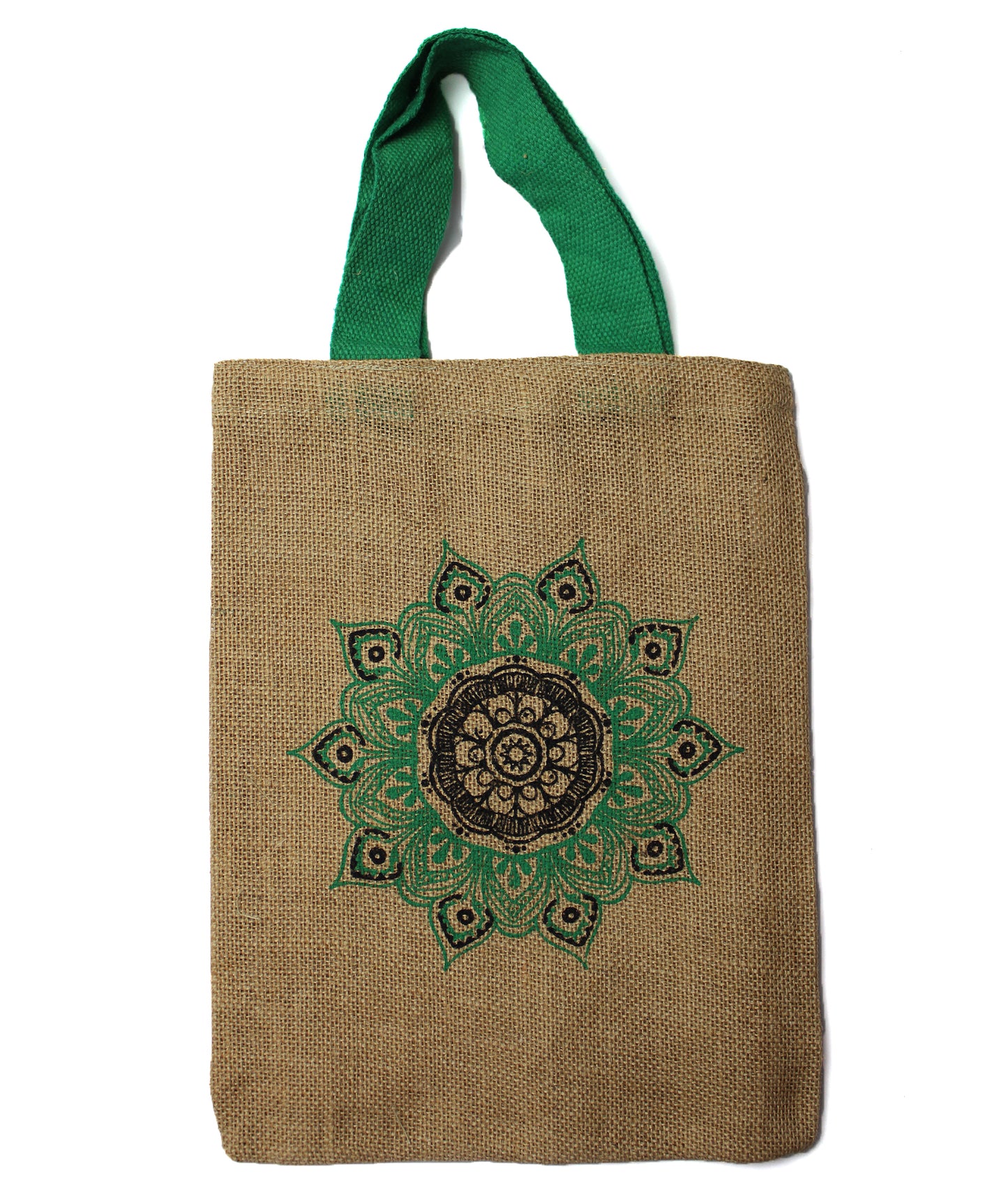 Jute-pose med tryk, Lille 35x26 cm