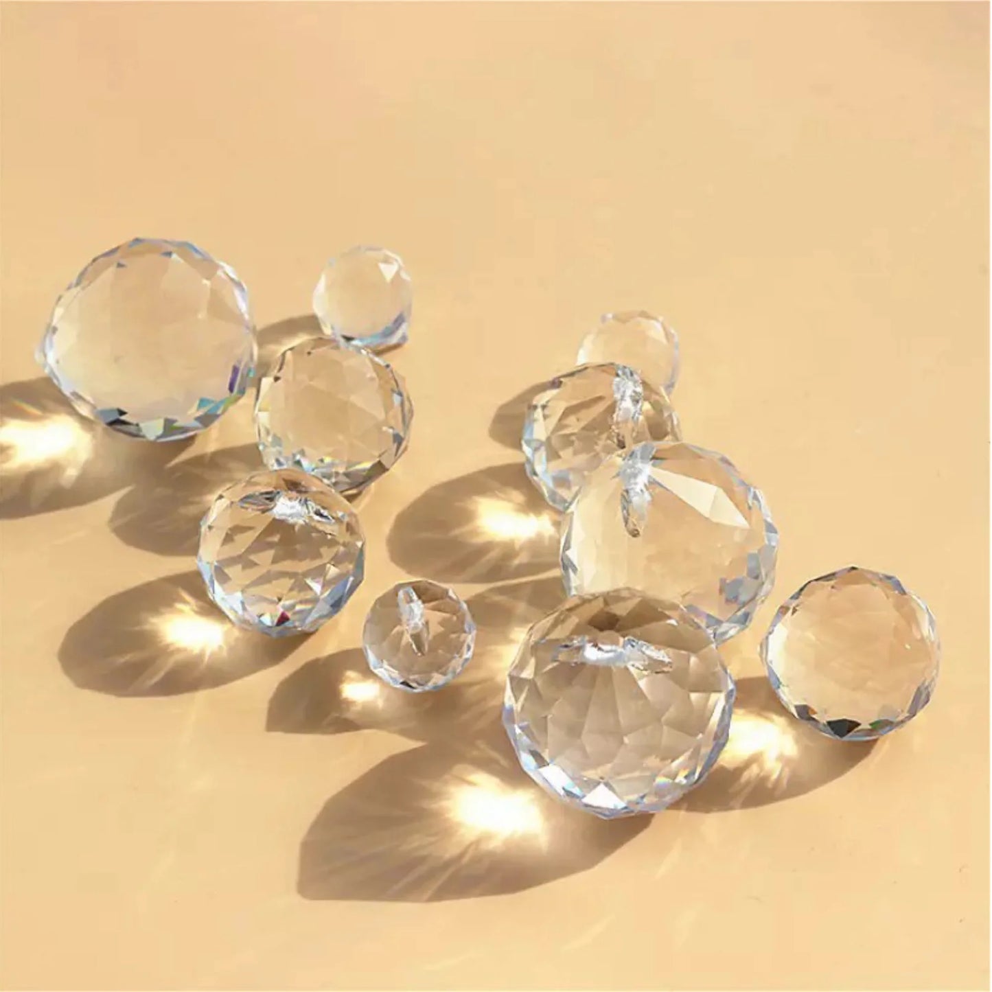 Rainbow prisme kugle  / feng shui krystal 30 mm