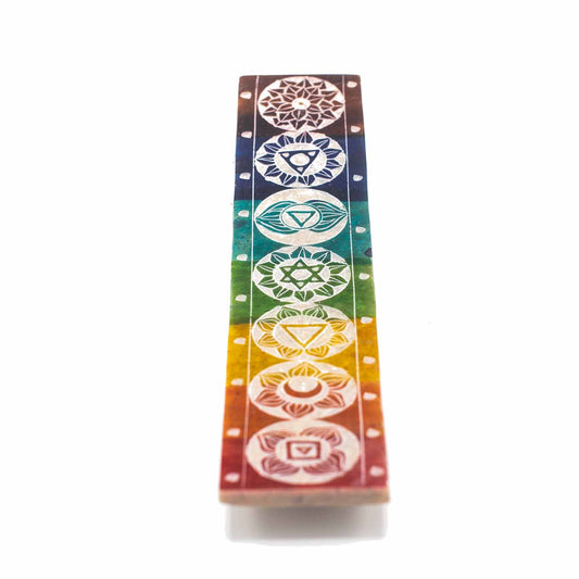 røgelsesholder i Fedsten '7 chakra' 26x5 cm