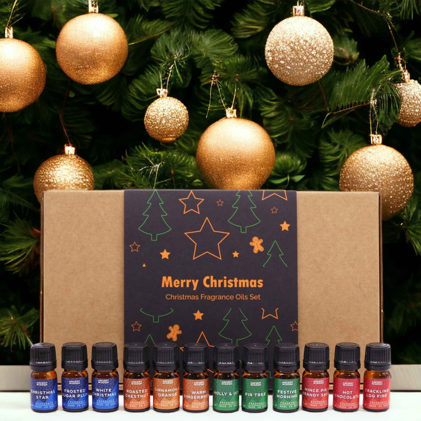 Aromaterapi essentiel olie, gavesæt 'Festive Delights'